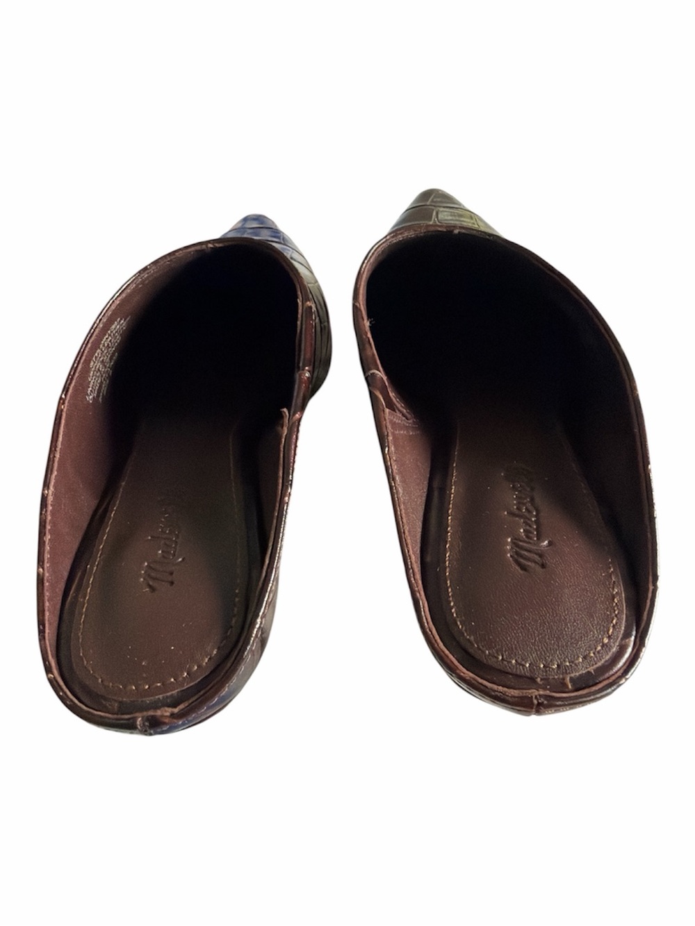 Madewell The Emilie Heeled Mule in Chocolate Raisin. Size 6 - execellent cond - Picture 6 of 9